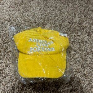 A**holes Live Forever Corduroy Strap back Hat - New in packaging